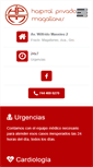 Mobile Screenshot of hospitalprivadomagallanes.com